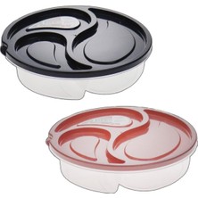 Zenvia Üç Bölmeli Büyük Saklama Kabı ROYALEKS-MP-7050 (ZNV-556)