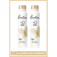 Zenvia 2 Adet Emotion Bliss Kadın Vegan Deodorant 150 ml Hızlı Kurur , Leke Bırakmaz (ZNV-556)