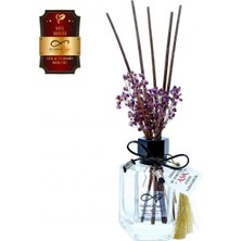 Aşk-ı Sermest Toptan Ölümsüz Aşk Mix Serisi Gül & Yasemin Kokulu 10 x 120 ml Köşeli Şişe Bambu Çubuklu Ortam Kokusu Reed Diffuser Oda Kokusu