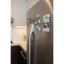 6’lı Dekoratif Bulut Magnet Seti – Buz Mavisi