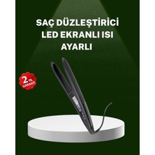Teknodayım Isı Ayarlı 2025 Titanyum Kaplama Seramik Plakalı Saç Düzleştirici A Kalite Orijinal