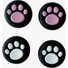 Crktech Ps5 Ps4 Ps3 Xbox One S x Ns 2 Çift Analog Koruyucu Gamepad Silikon Başlık Desenli