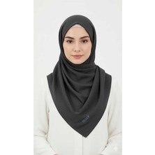 Sedef Büyük Eşarp Caz Kare, Siyah, 150 X150