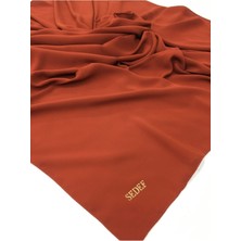 Sedef Medine Ipeği EŞARP,KIREMIT,110X110