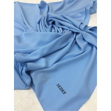 Sedef Medine Ipeği Şal,bebe MAVISI,70X200