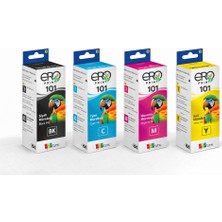 Ero Print Epson EcoTank L4160 4 Renk Muadil Mürekkep Set