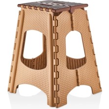 Zenvia Büyük Katlanır Tabure Naturel ROYALEKS-MRD979 (ZNV-556)