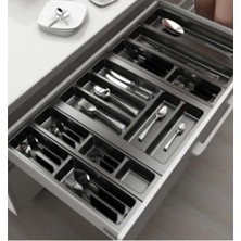 Zenvia Eco Lüx Modül Kaşıklık Antrasit 42X49 cm ROYALEKS-ACERO-20352 (ZNV-556)