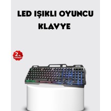 Eco Lounge Rgb Aydınlatmalı Klavye Mouse Seti – USB Bağlantılı, Türkçe Q, Ayarlanabilir Dpı, Ergonomik Yapı