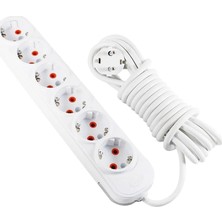 Zenvia 6 Lı 5 mt Grup Priz ROYALEKS-4850 (ZNV-556)