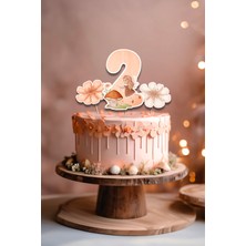 Niksy Design 2 Yaş Orman Perileri Temalı 3’lü Pasta Süsü
