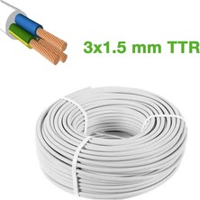 Efe Elektrik Ttr 3x1,5mm Çok Telli Kablo (Metre Seçiniz)
