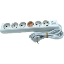 Zenvia 4'lü 3 mt Anahtar Grup Priz ROYALEKS-AST-A403 (ZNV-556)