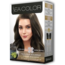 Zenvia 2 Tüp Krem Saç Boyası Seti Yoğun Koyu Küllü Kumral No:6.11 (ZNV-556)