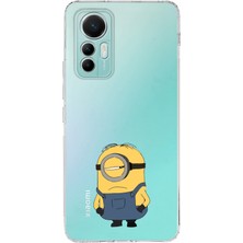 Manitoba Xiaomi Mi 12 Lite Uyumlu Baskılı Yumuşak Silikon Şeffaf Telefon Kılıfı