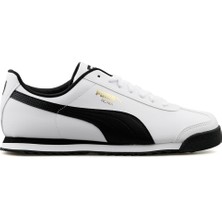 Puma Roma Basic Unisex Günlük Beyaz/siyah Sneaker Spor Ayakkabı 35357204