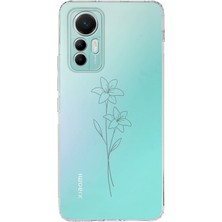 Manitoba Xiaomi Mi 12 Lite Uyumlu Baskılı Yumuşak Silikon Şeffaf Telefon Kılıfı