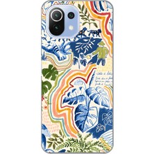 Manitoba Xiaomi Mi 11 Lite Uyumlu Baskılı Yumuşak Silikon Şeffaf Telefon Kılıfı