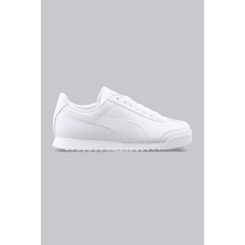 Puma Roma Basic Beyaz Sneaker Spor Ayakkabı Düz Taban Nefes Alabilir Yapı Koşu ve Yürüyüş İçin İdeal 35357221
