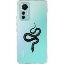 Manitoba Xiaomi Mi 12 Lite Uyumlu Baskılı Yumuşak Silikon Şeffaf Telefon Kılıfı