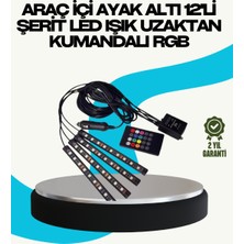 Teknodayım Rgb Geçişli 4 Parça Araç Içi Aydınlatma