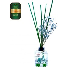 Aşk-ı Sermest Meczub Çiçek Serisi Yasemin Kokulu 10 x 60 ml küp Şişe Bambu Çubuklu Ortam Kokusu