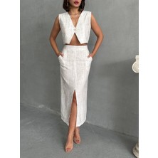 LTG Nova Çilek Takım Etek Yelek