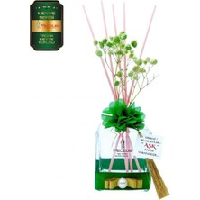 Aşk-ı Sermest Toptan Meczub Meyve Serisi Tropik Meyve Kokulu 5 x 200 ml küp Şişe Bambu Çubuklu Ortam Kokusu Reed Diffuser Oda Kokusu
