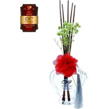 Aşk-ı Sermest Ölümsüz Aşk Mix Serisi Gül & Yasemin Kokulu 10 x 60 ml Kalp Şişe Bambu Çubuklu Ortam Kokusu