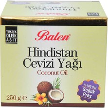 LTG Nova Hindistan Cevizi Yağı Soğuk Pres 250 gr Cam Şişe