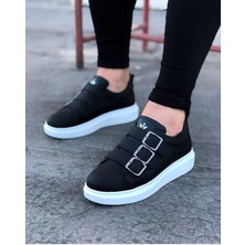 LTG Nova Siyah Tokalı Kalın Taban Erkek Ayakkabı