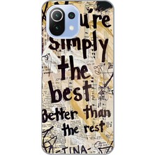 Manitoba Xiaomi Mi 11 Lite Uyumlu Baskılı Yumuşak Silikon Şeffaf Telefon Kılıfı