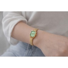 Huma Butik Takı Aksesuar Choppers Marka Yeşil Kadranlı Sekizgen Vintage Saat