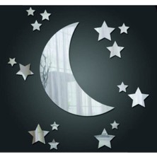 TeknoKapsül Ay Yıldız Desen Duvar Dekoru