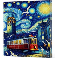 LTG Nova Van Gogh 1 - Galata Çizgili Yan Boyamalı Defter