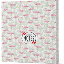 LTG Nova Flamingo 3 - Yan Boyamalı Çizgili Defter