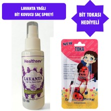 Healthsev Lavanta Yağlı Bit Kovucu Saç Bakım Spreyi 100 ml Bit Tokası Hediyeli Set