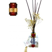 Aşk-ı Sermest Toptan Ölümsüz Aşk Mix Serisi Gül & Yasemin Kokulu 10 x 60 ml küp Şişe Bambu Çubuklu Ortam Kokusu Reed Diffuser Oda Kokusu