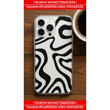 CoverMarkt Reeder S23 Pro Max Kılıf Premium Şeffaf Silikon Darbe Emici Dalga Desenli Trendia