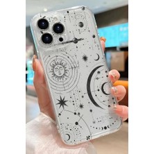 3gen Case Iphone 15 Pro Max Kılıf Desenli Şeffaf Silikon Kılıf AST16
