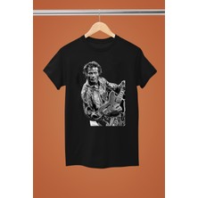 Magors Jımı Hendrıx Baskılı %100 Pamuklu Regular Kalıp Tshırt