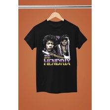 Magors Jımı Hendrıx Baskılı %100 Pamuklu Regular Kalıp Tshırt