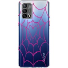 Manitoba Oppo A74 Uyumlu Baskılı Yumuşak Silikon Şeffaf Telefon Kılıfı