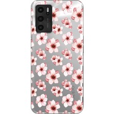 Manitoba Oppo A16 / A55 Uyumlu Baskılı Yumuşak Silikon Şeffaf Telefon Kılıfı