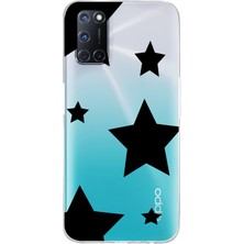 Manitoba Oppo A52 / A72 / A92 Uyumlu Baskılı Yumuşak Silikon Şeffaf Telefon Kılıfı