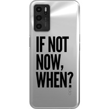 Manitoba Oppo A16 / A55 Uyumlu Baskılı Yumuşak Silikon Şeffaf Telefon Kılıfı