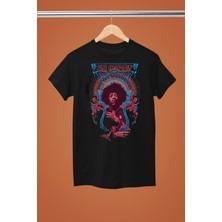 Magors Jımı Hendrıx Baskılı %100 Pamuklu Regular Kalıp Tshırt