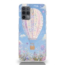 Manitoba Oppo Reno 5 Lite Uyumlu Baskılı Yumuşak Silikon Şeffaf Telefon Kılıfı