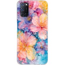 Manitoba Oppo A52 / A72 / A92 Uyumlu Baskılı Yumuşak Silikon Şeffaf Telefon Kılıfı