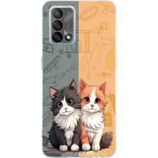 Manitoba Oppo A74 Uyumlu Baskılı Yumuşak Silikon Şeffaf Telefon Kılıfı